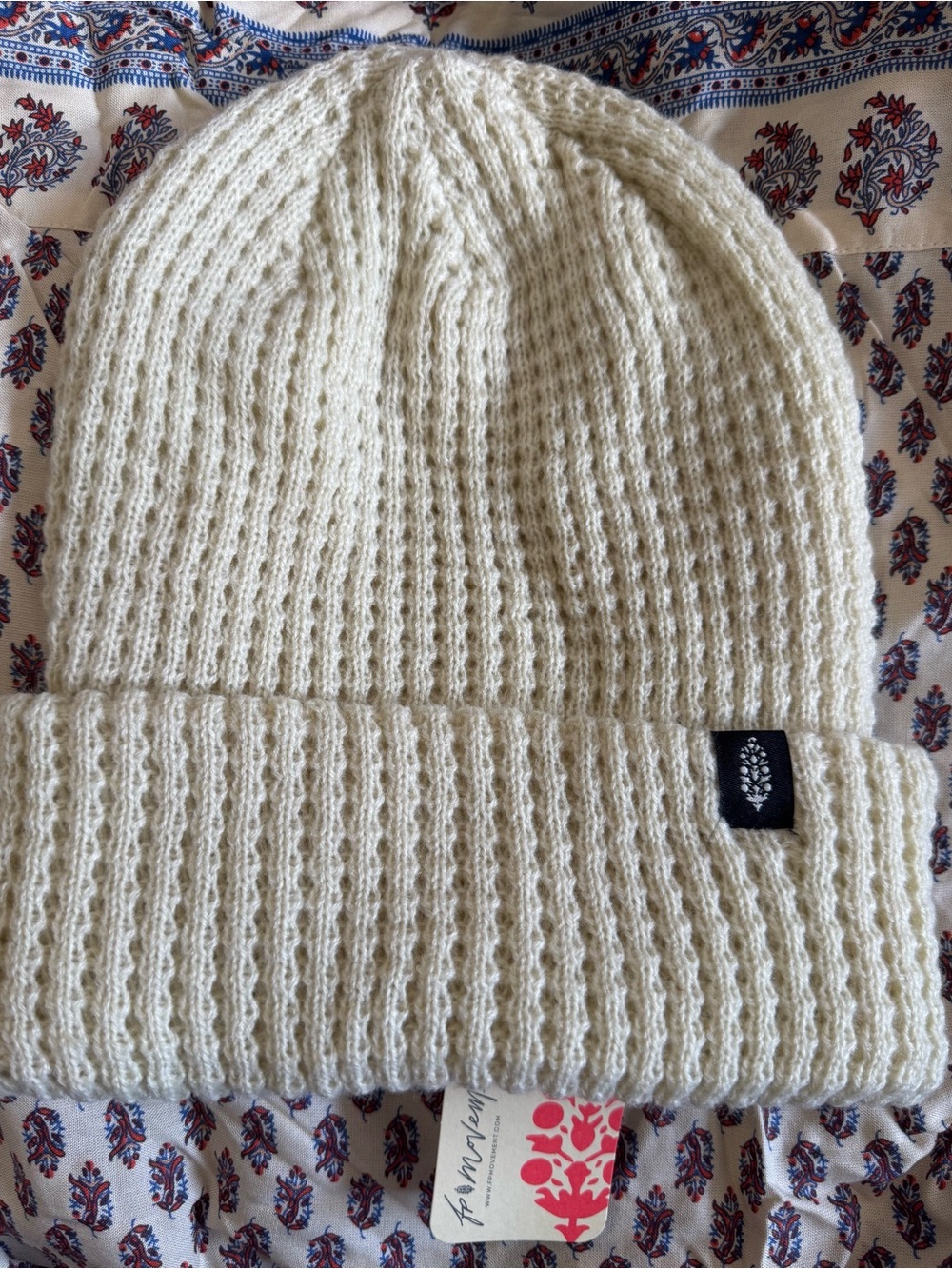 FP Movement by Free People Yellow Knit Beanie Winter White. K